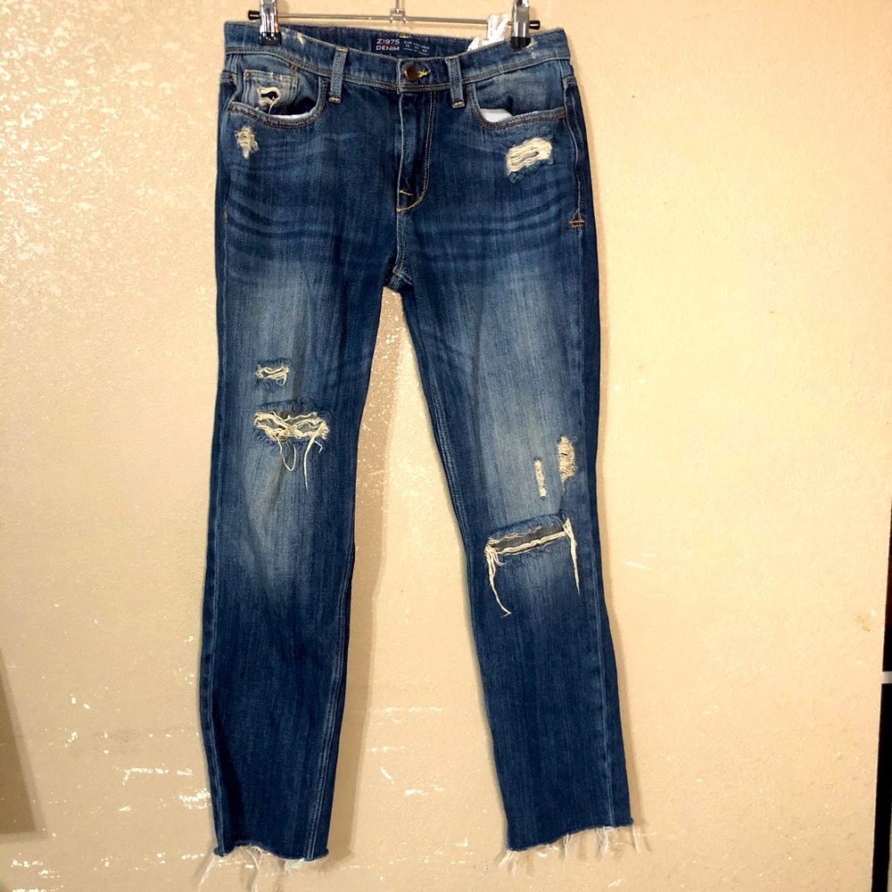 Zara Z1975 Ripped Jeans